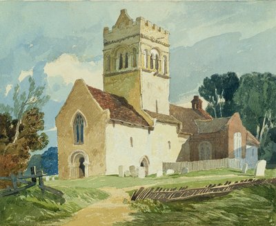Gillingham Church, Norfolk by John Sell Cotman